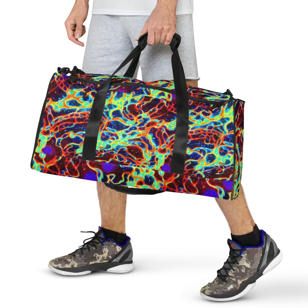 Supernova Tangle on Duffle Bag — Front