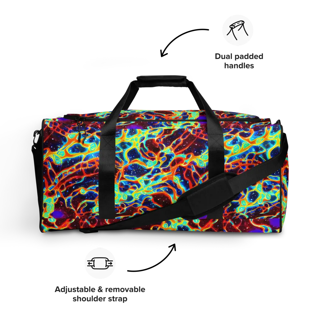 Supernova Tangle on Duffle Bag — Front