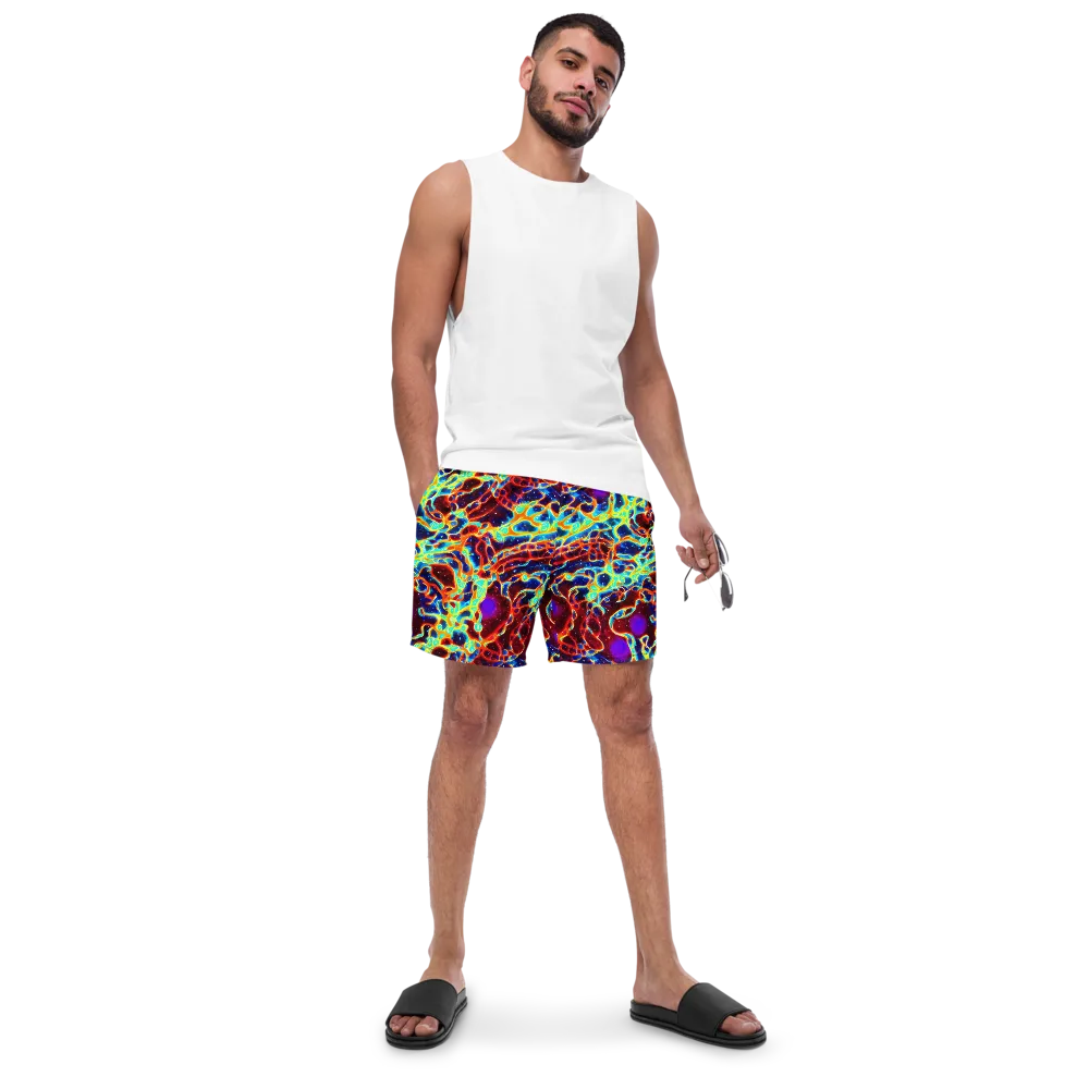 Supernova Tangle on Swim Trunks — Front