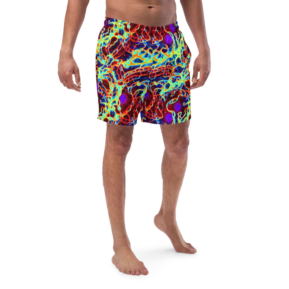 Supernova Tangle on Swim Trunks — Front