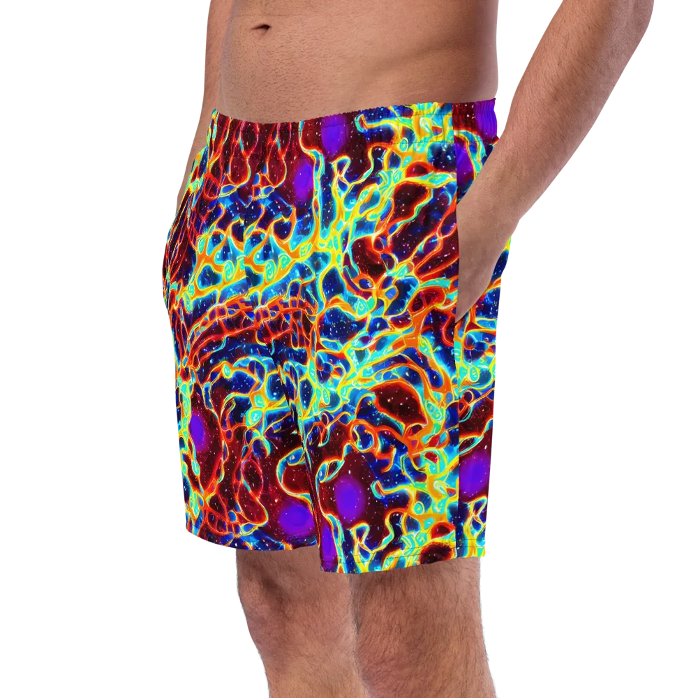 Supernova Tangle on Swim Trunks — Left Front