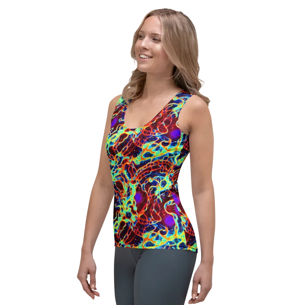 Supernova Tangle on Women's Tank Top — Left Front