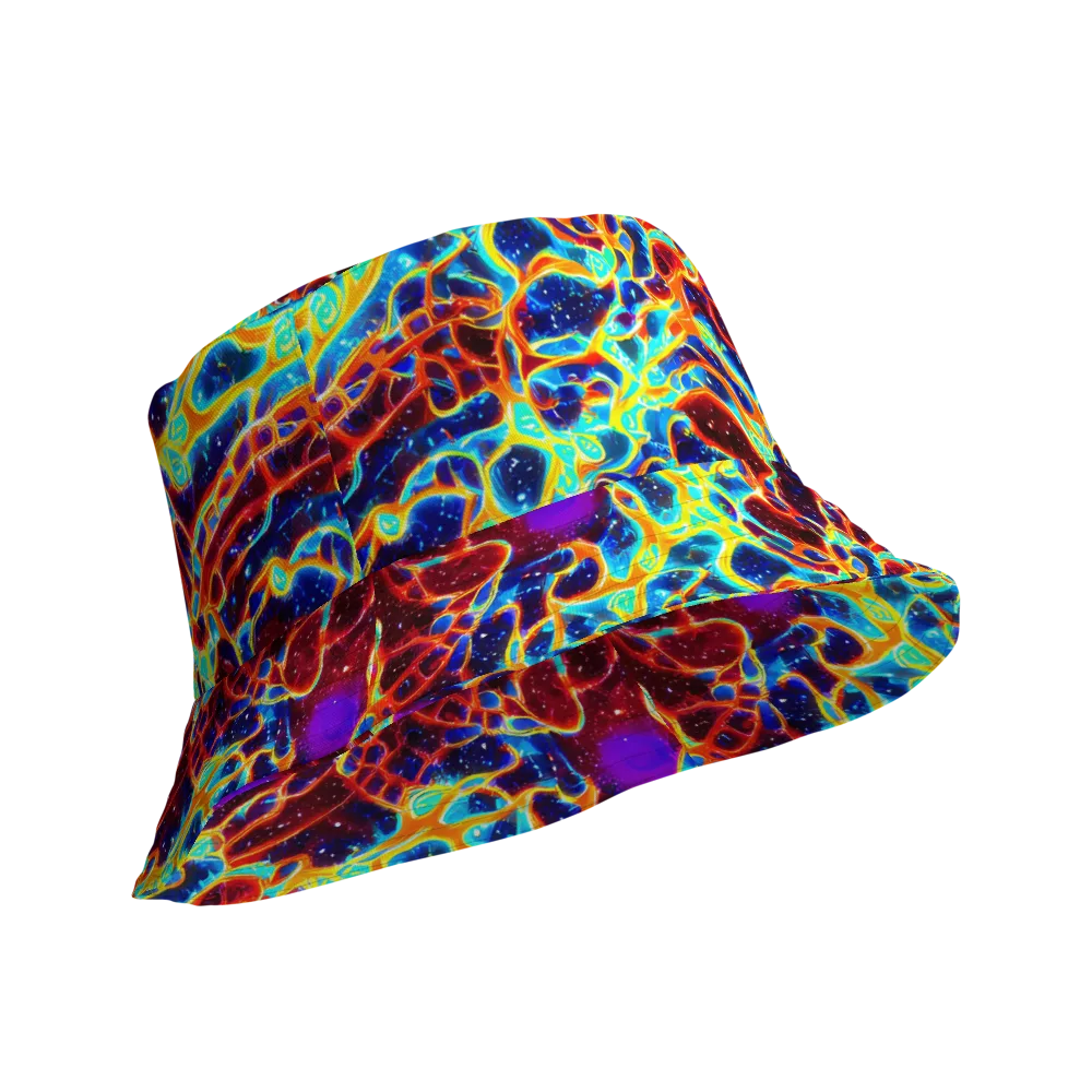 Supernova Tangle on Reversible Bucket Hat — Product details Outside