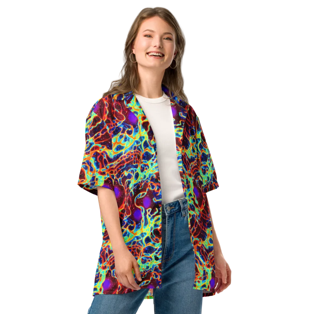 Supernova Tangle on Button Shirt — Front