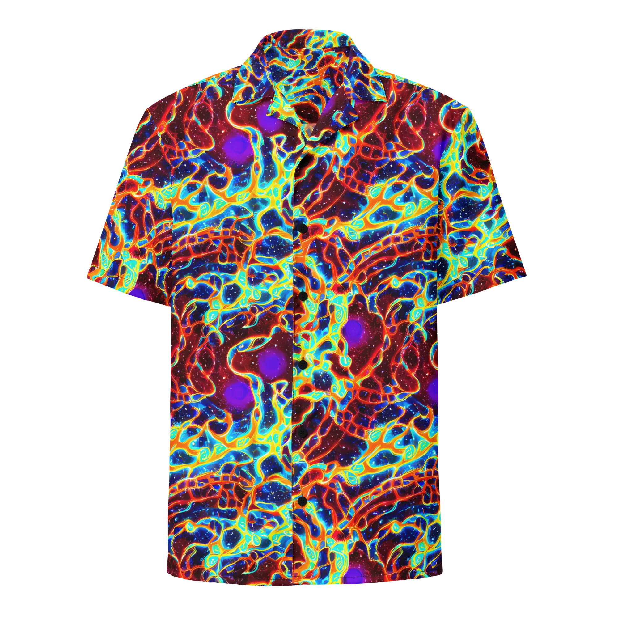 Supernova Tangle on Button Shirt — Front