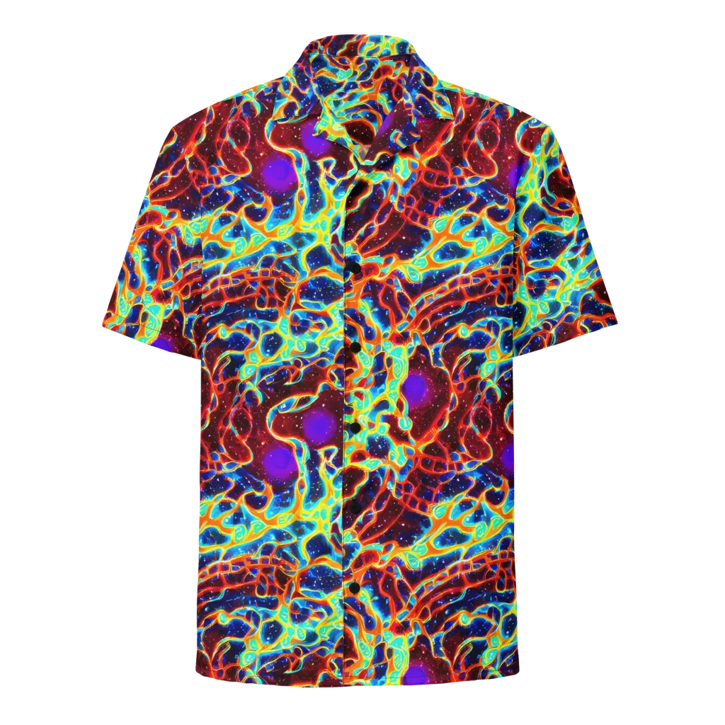 Supernova Tangle on Button Shirt — Front