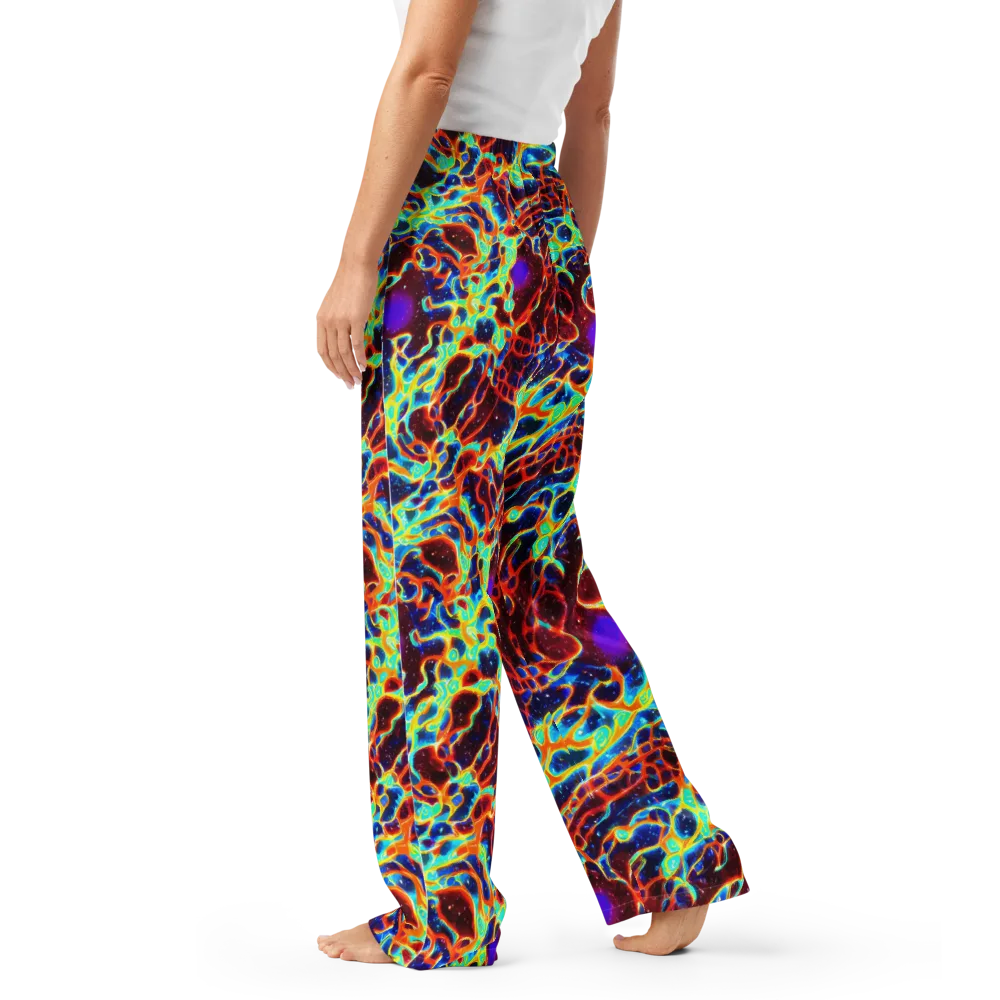Supernova Tangle on Women's Pajama Pants — Left