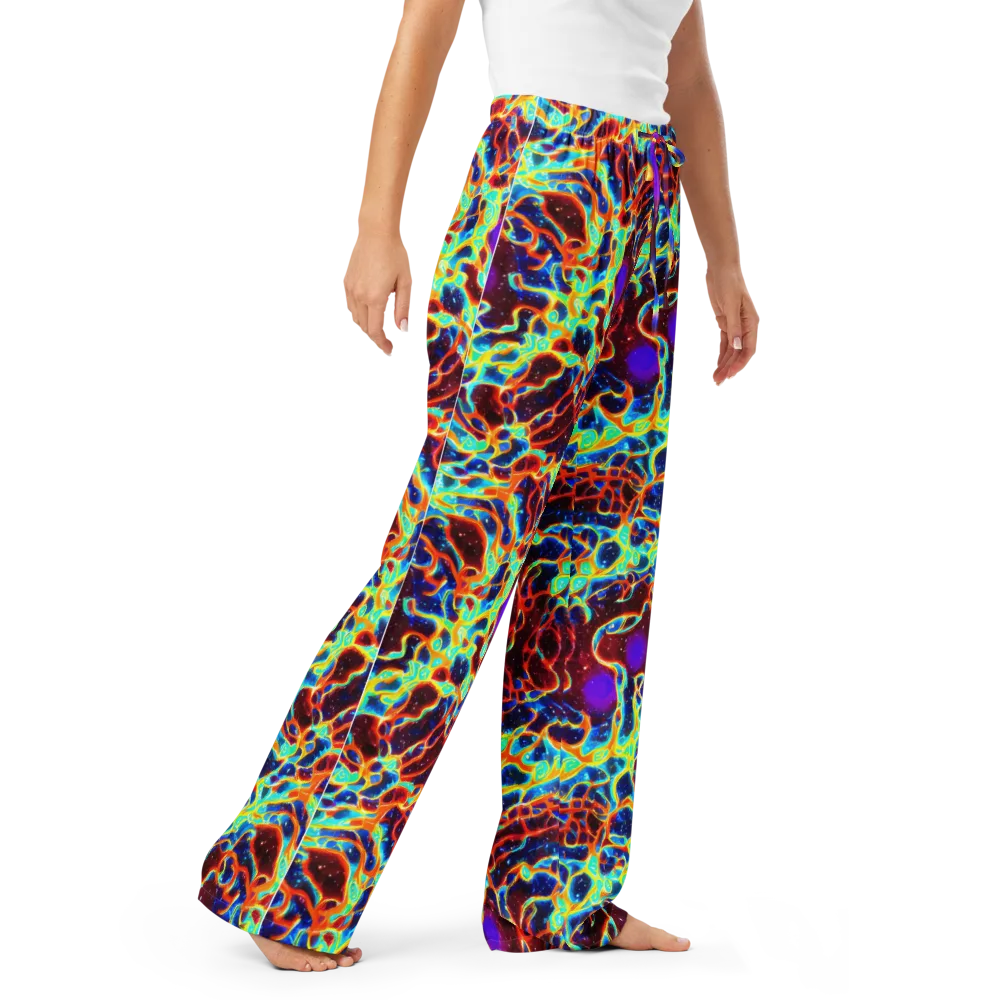 Supernova Tangle on Women's Pajama Pants — Right Front