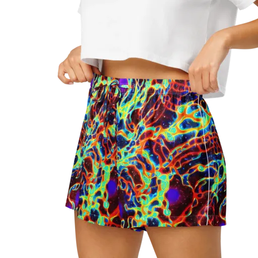 Supernova Tangle on a Women's Pajama Shorts