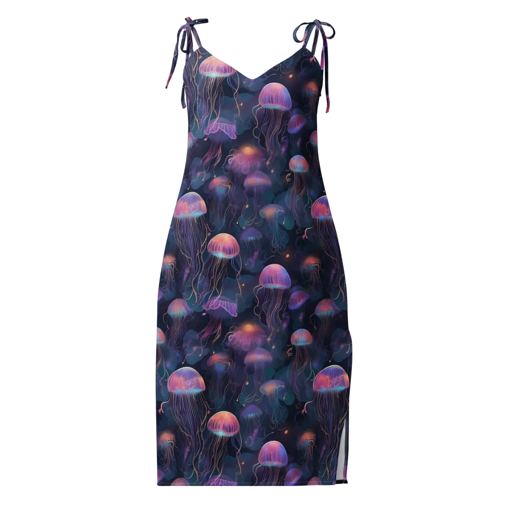 Neon Moon Jelly on Slip Dress — Front