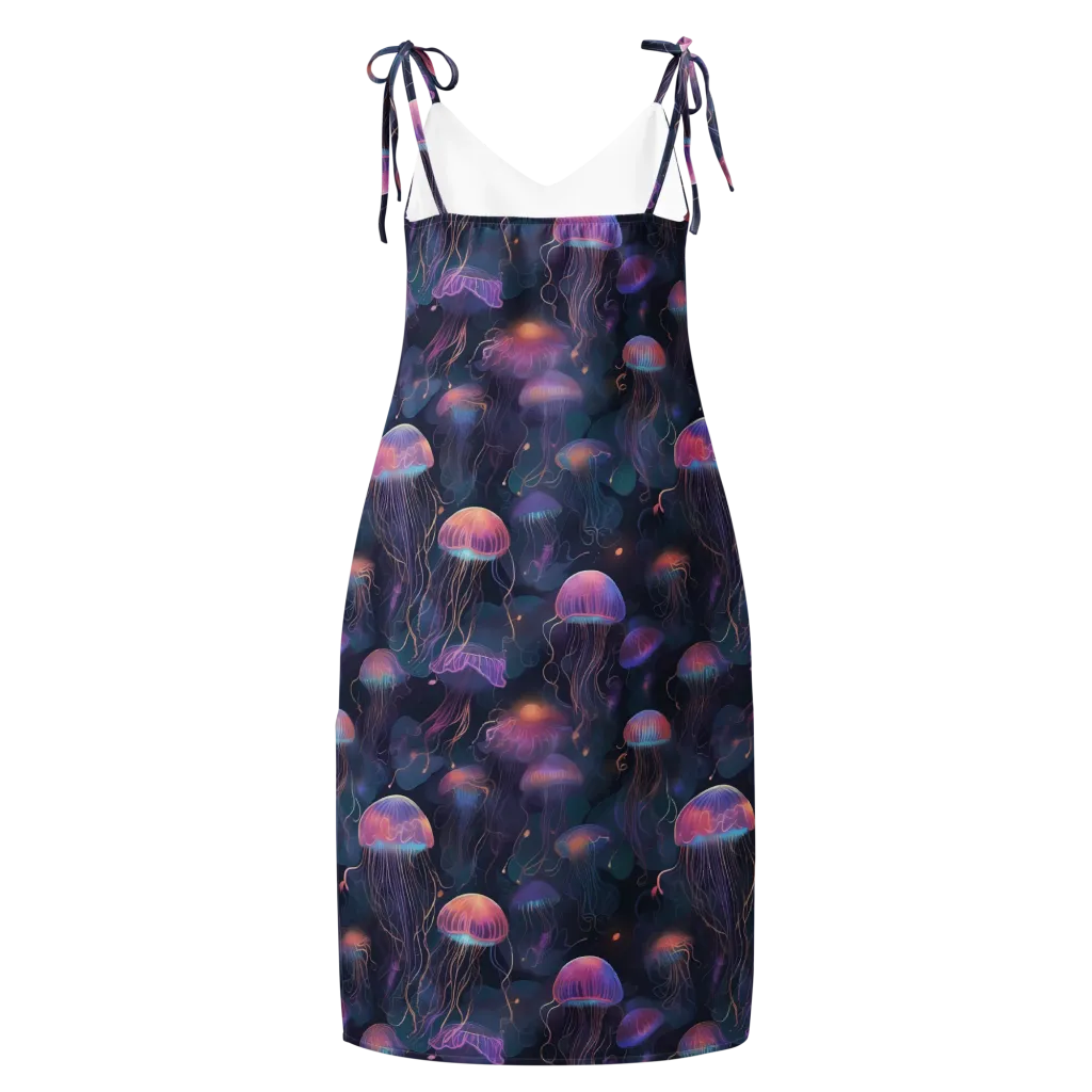 Neon Moon Jelly on Slip Dress — Back
