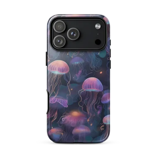 Neon Moon Jelly on a Tough Case for iPhone®