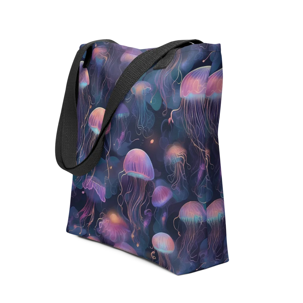 Neon Moon Jelly on Tote Bag — Front