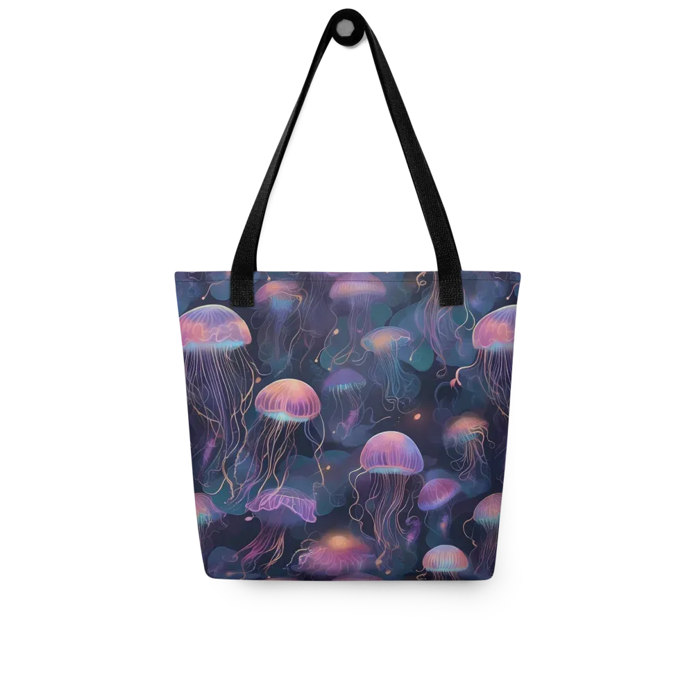 Neon Moon Jelly on Tote Bag — Front