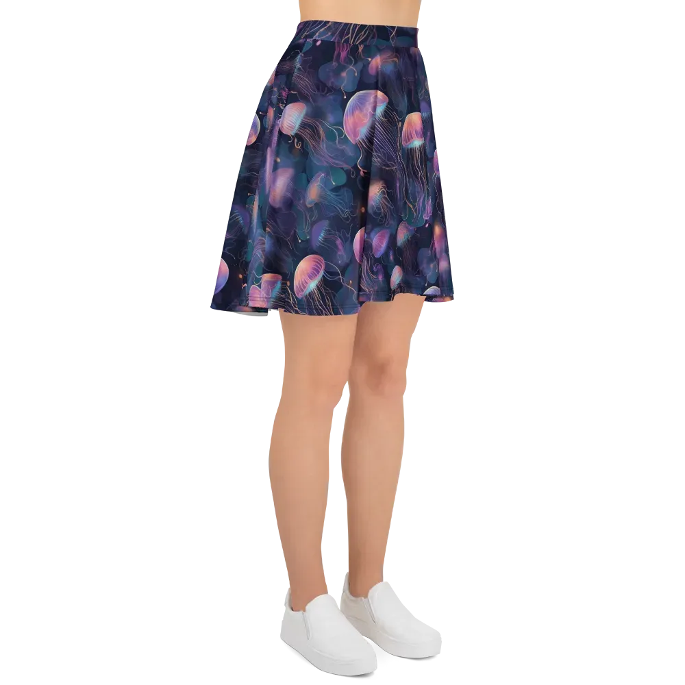 Neon Moon Jelly on Skater Skirt — Right