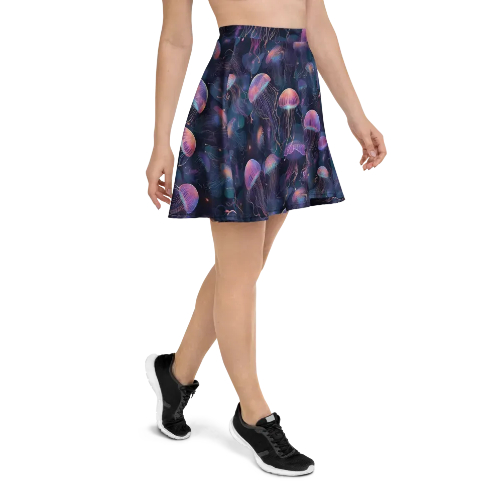 Neon Moon Jelly on Skater Skirt — Right