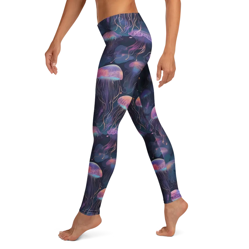 Neon Moon Jelly on Leggings — Left