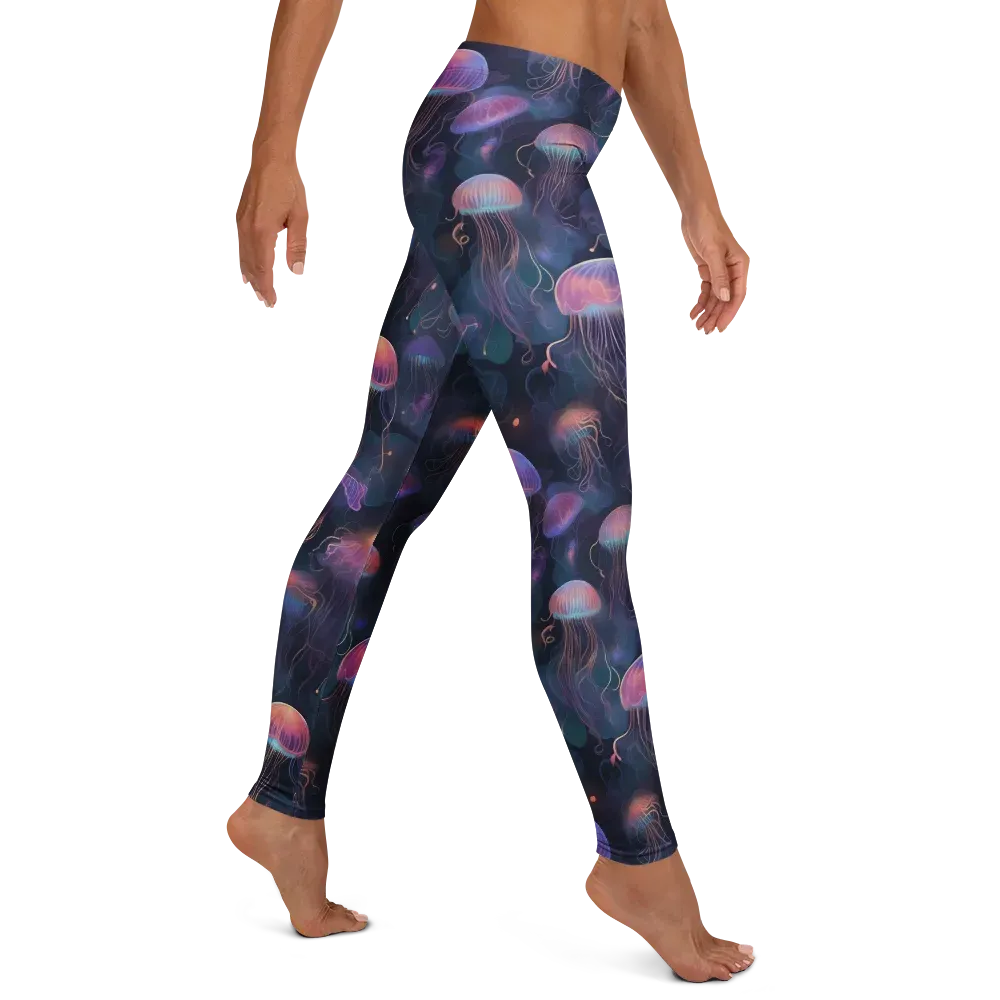 Neon Moon Jelly on Leggings — Right