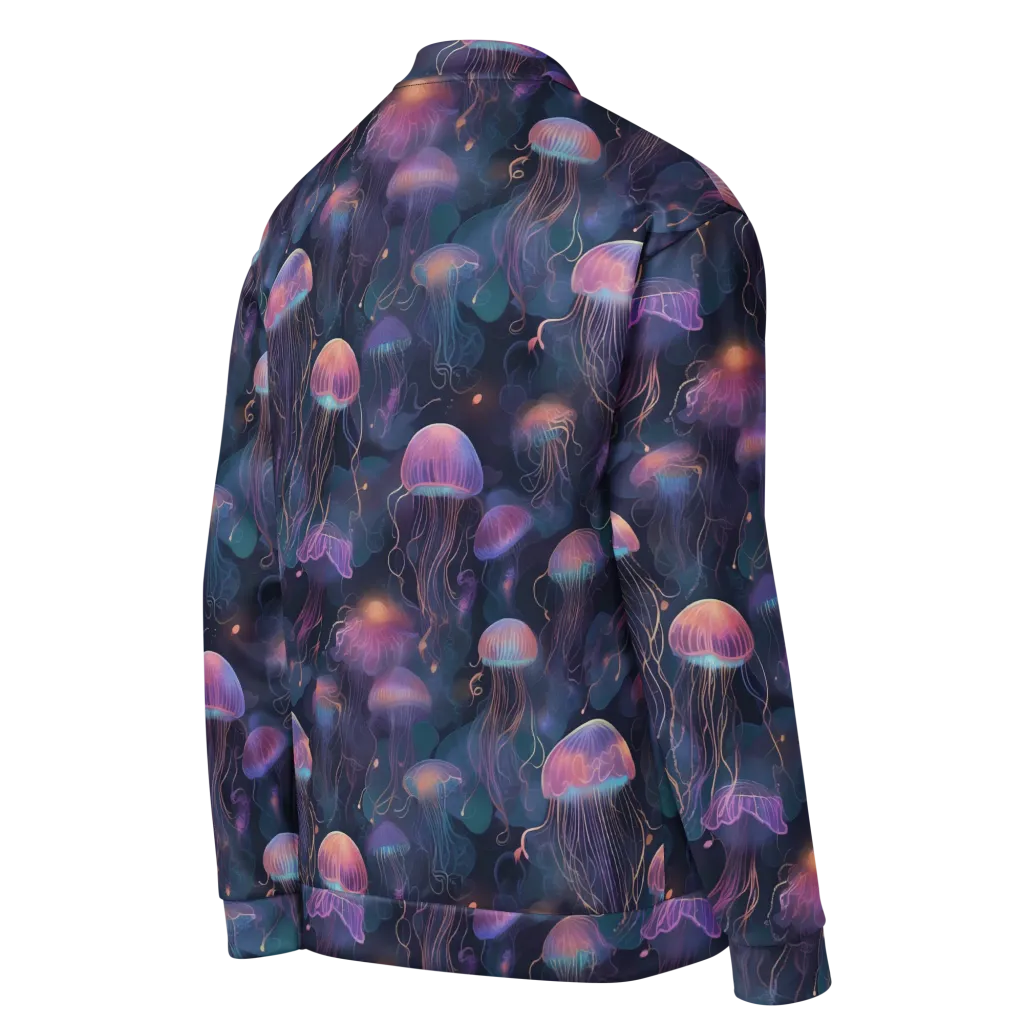 Neon Moon Jelly on Bomber Jacket — Right Back