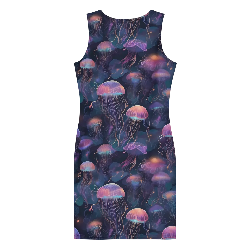 Neon Moon Jelly on Bodycon Dress — Back