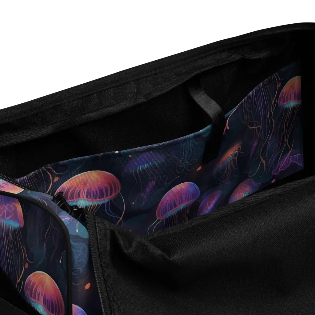 Neon Moon Jelly on Duffle Bag — Product details