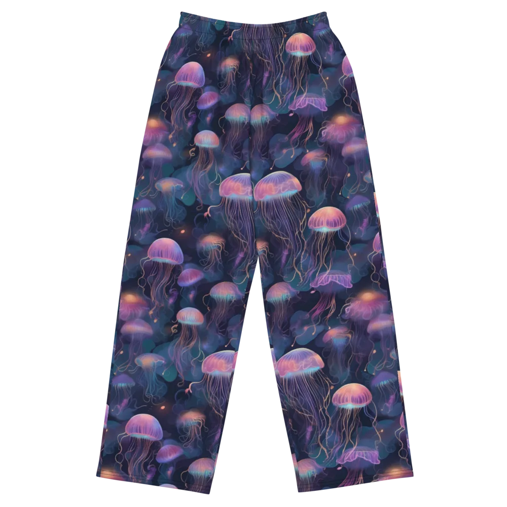 Neon Moon Jelly on Wide-Leg Pants — Front