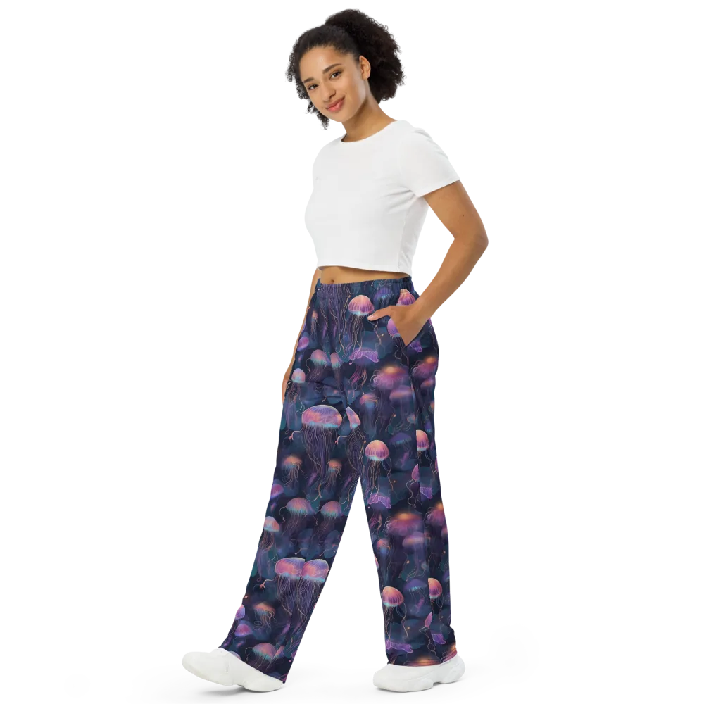 Neon Moon Jelly on Wide-Leg Pants — Left Front