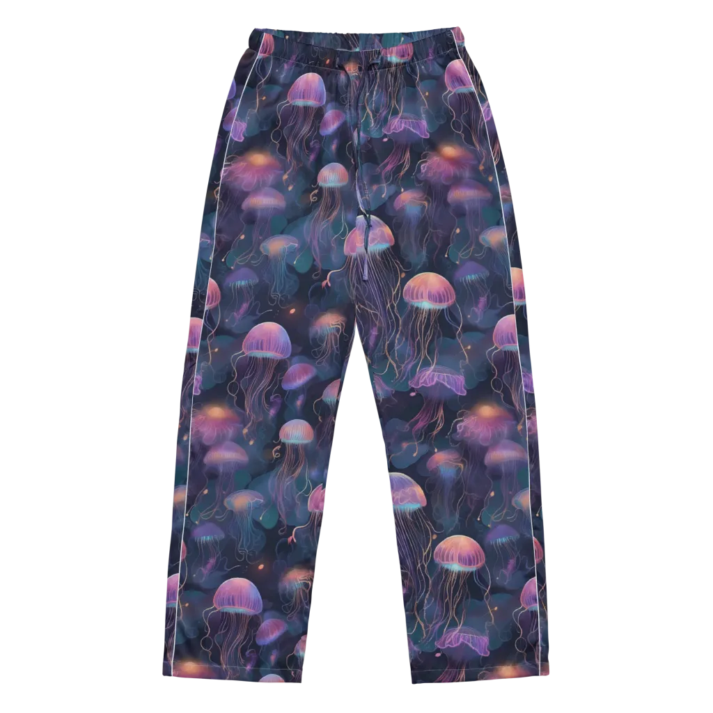 Neon Moon Jelly on Women's Pajama Pants — Front
