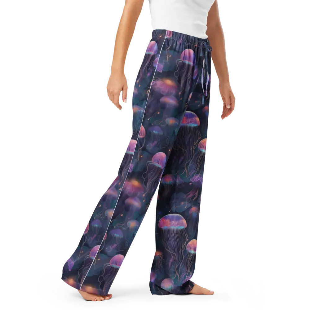 Neon Moon Jelly on Women's Pajama Pants — Right Front