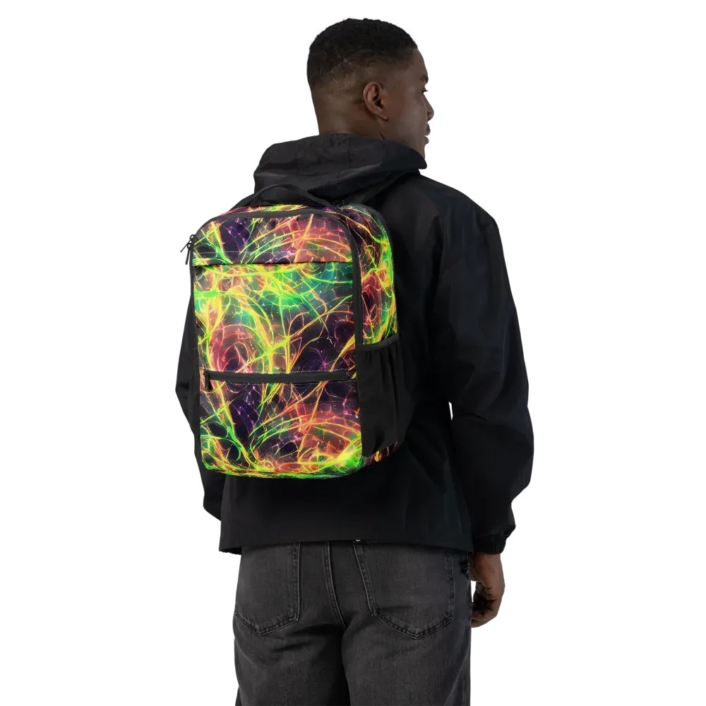Inferno Veins on Utility Backpack — Back