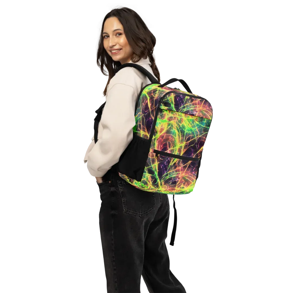 Inferno Veins on Utility Backpack — Back