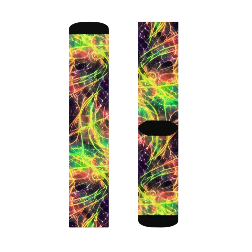 Inferno Veins on a Socks