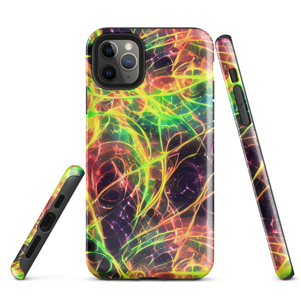 Inferno Veins on Tough Case for iPhone® — Front