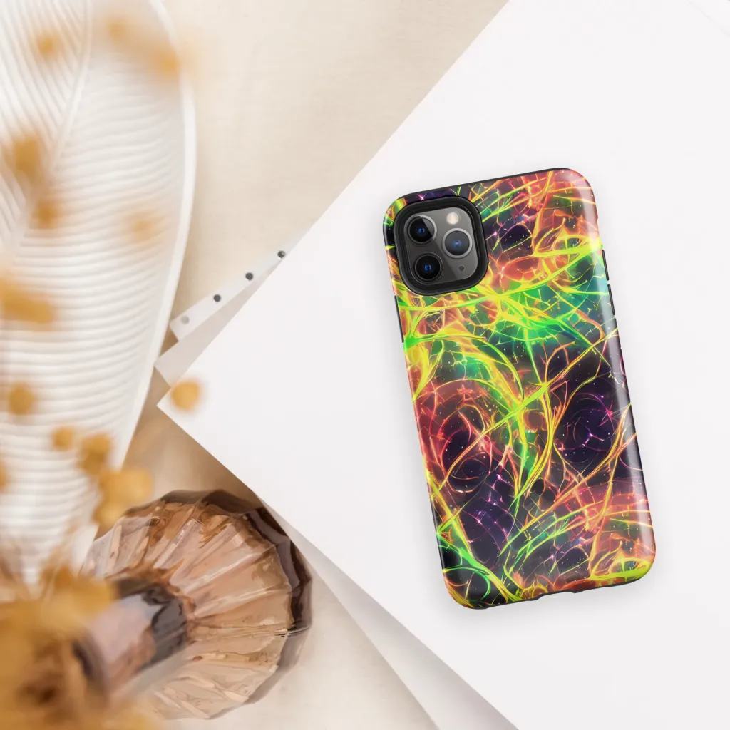 Inferno Veins on Tough Case for iPhone® — Front