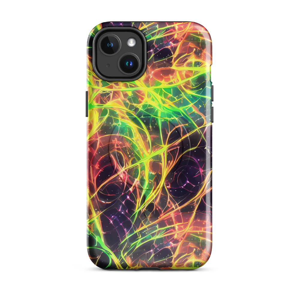 Inferno Veins on MagSafe Tough Case for iPhone® — Front
