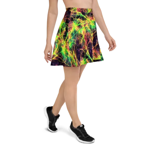 Inferno Veins on a Skater Skirt