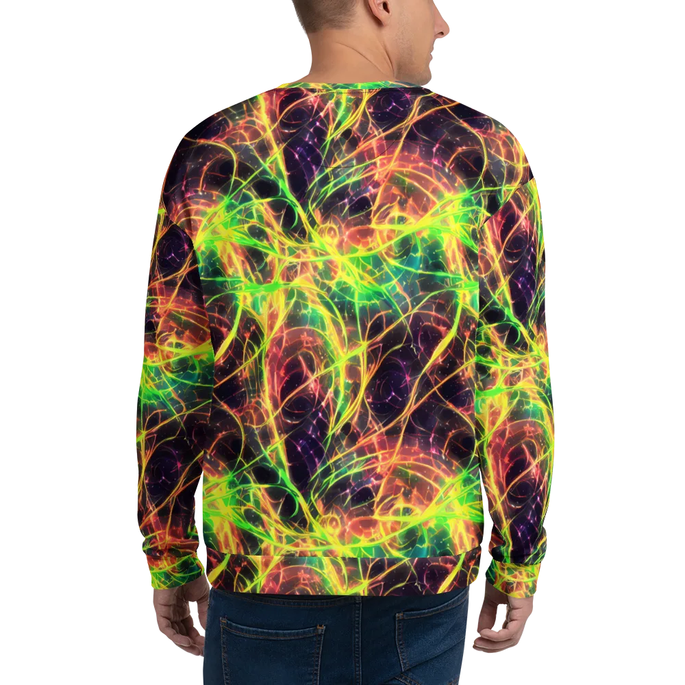 Inferno Veins on Sweatshirt — Back