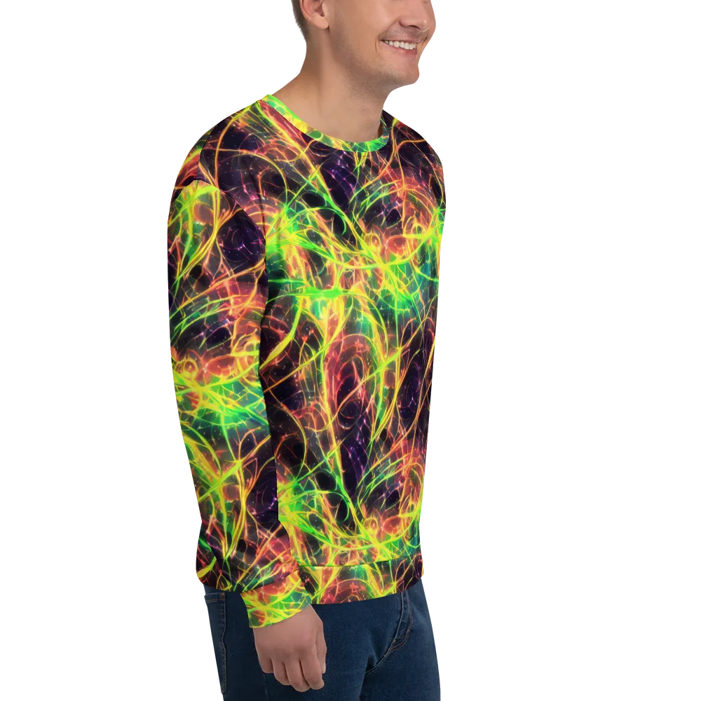 Inferno Veins on Sweatshirt — Right Front