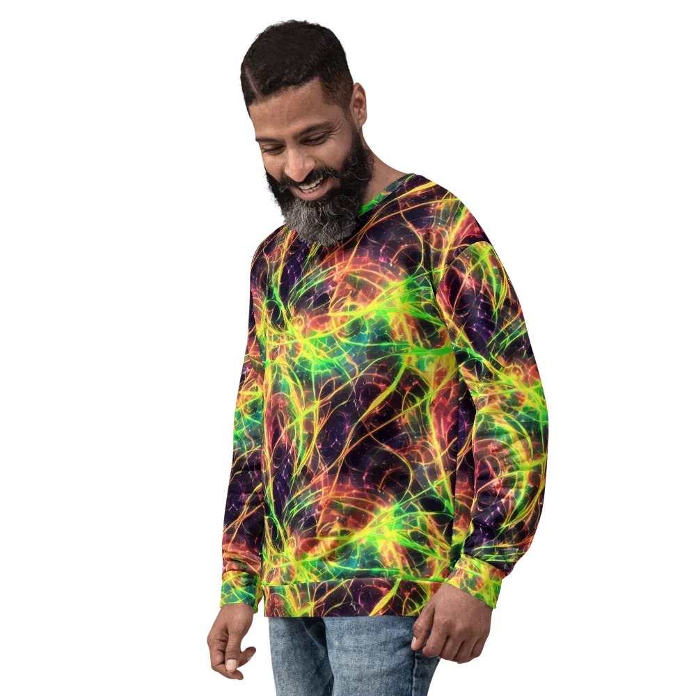 Inferno Veins on Sweatshirt — Left Front