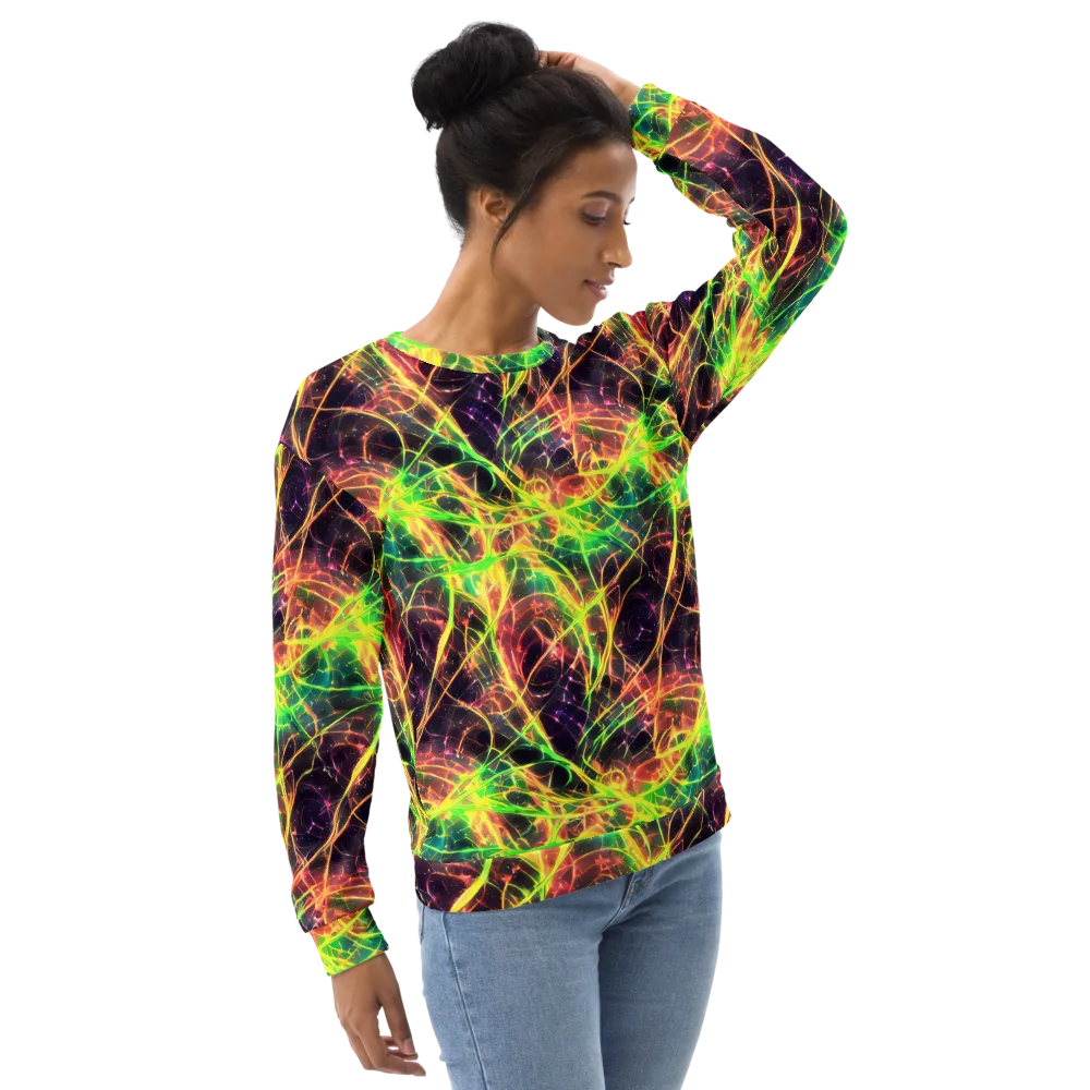 Inferno Veins on Sweatshirt — Right Front