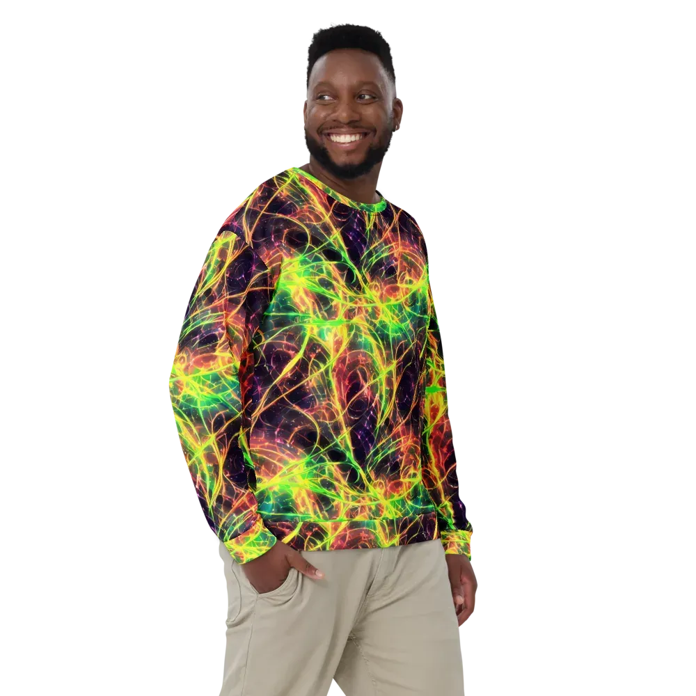 Inferno Veins on Sweatshirt — Front