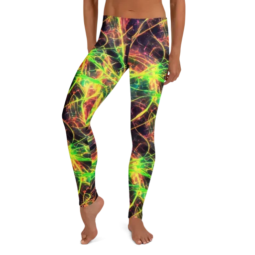 Inferno Veins on a Leggings