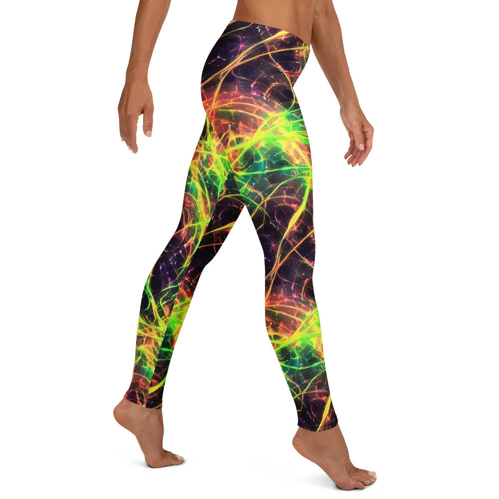 Inferno Veins on Leggings — Right