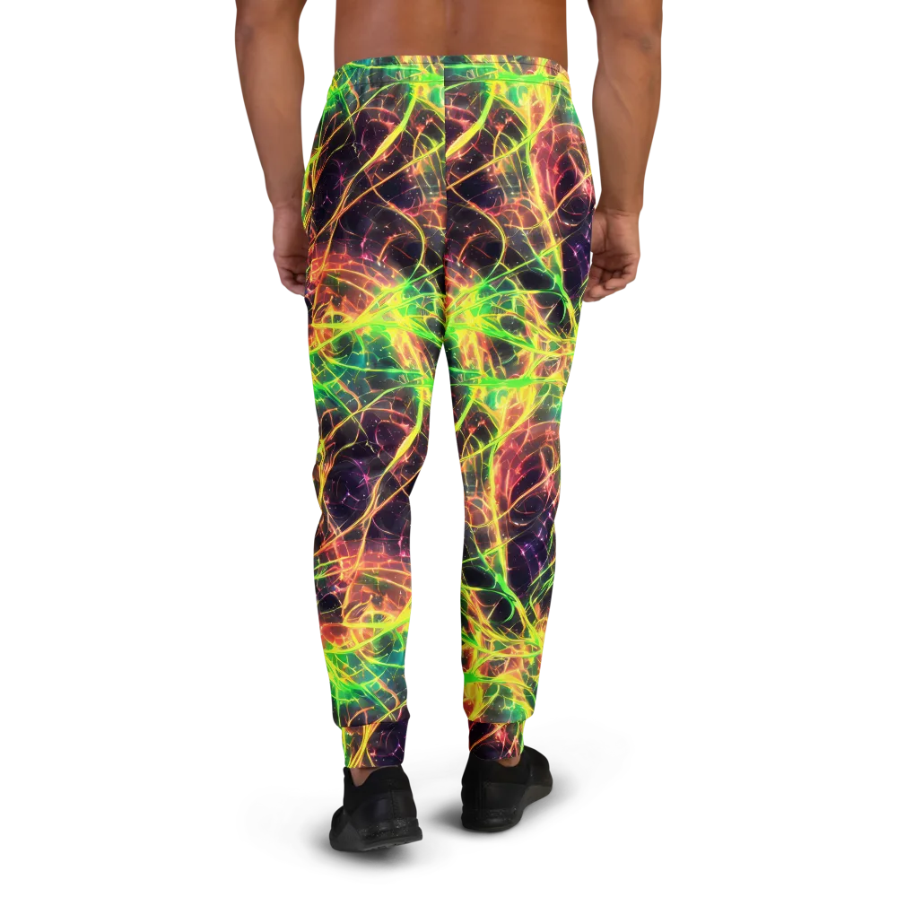 Inferno Veins on Men's Joggers — Back