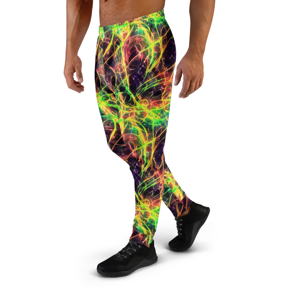 Inferno Veins on Men's Joggers — Left