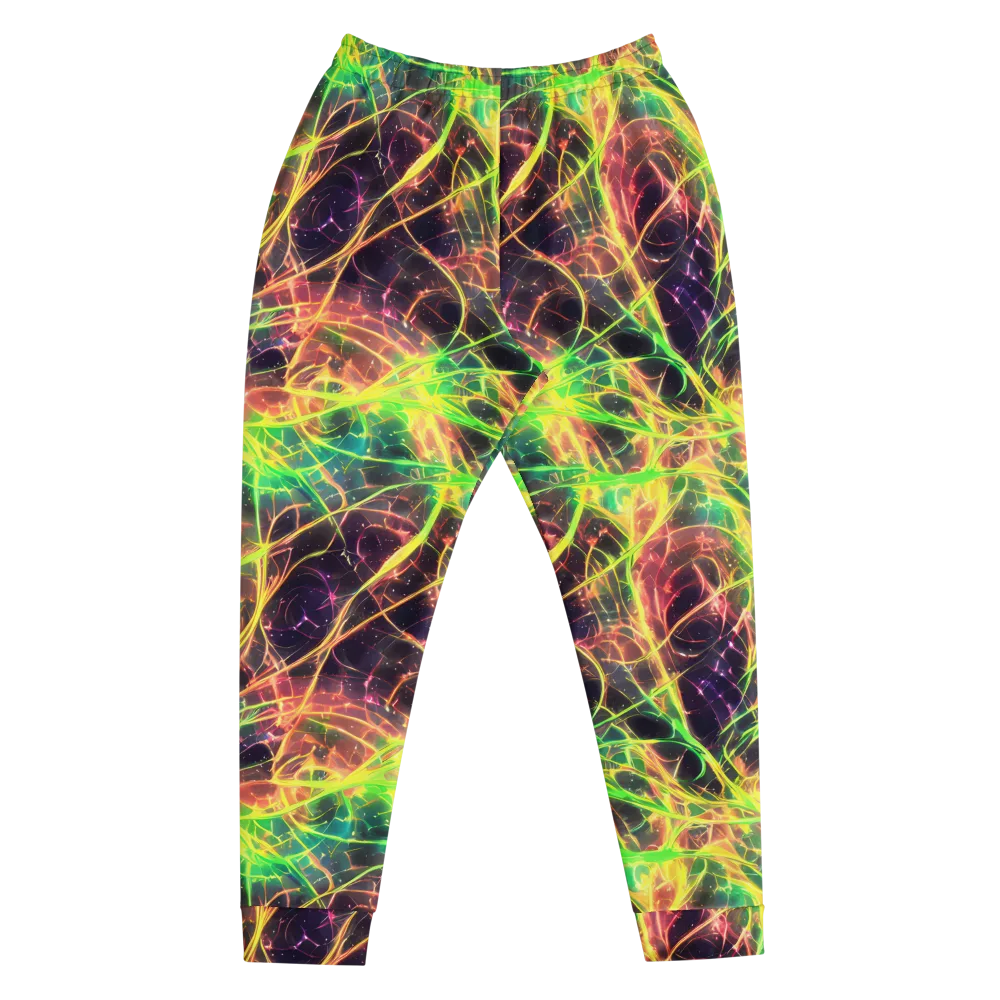 Inferno Veins on Men's Joggers — Front