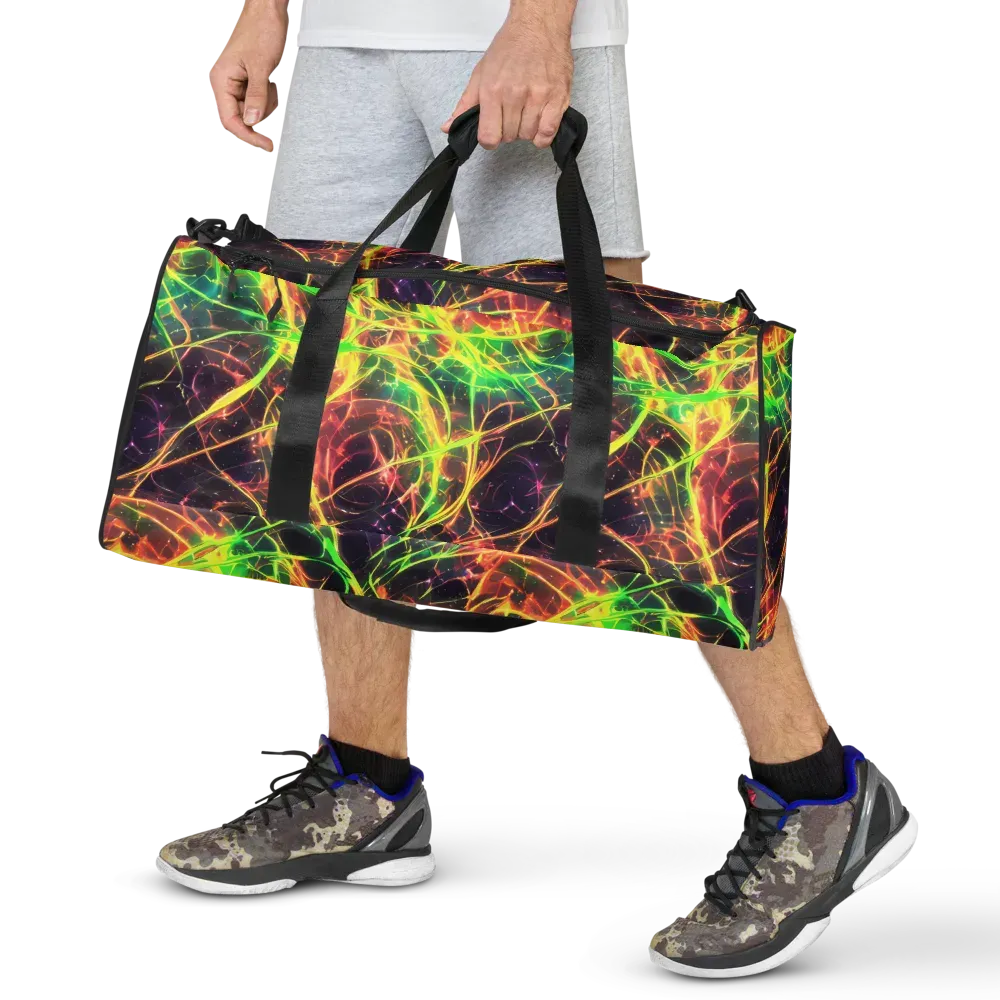 Inferno Veins on Duffle Bag — Front