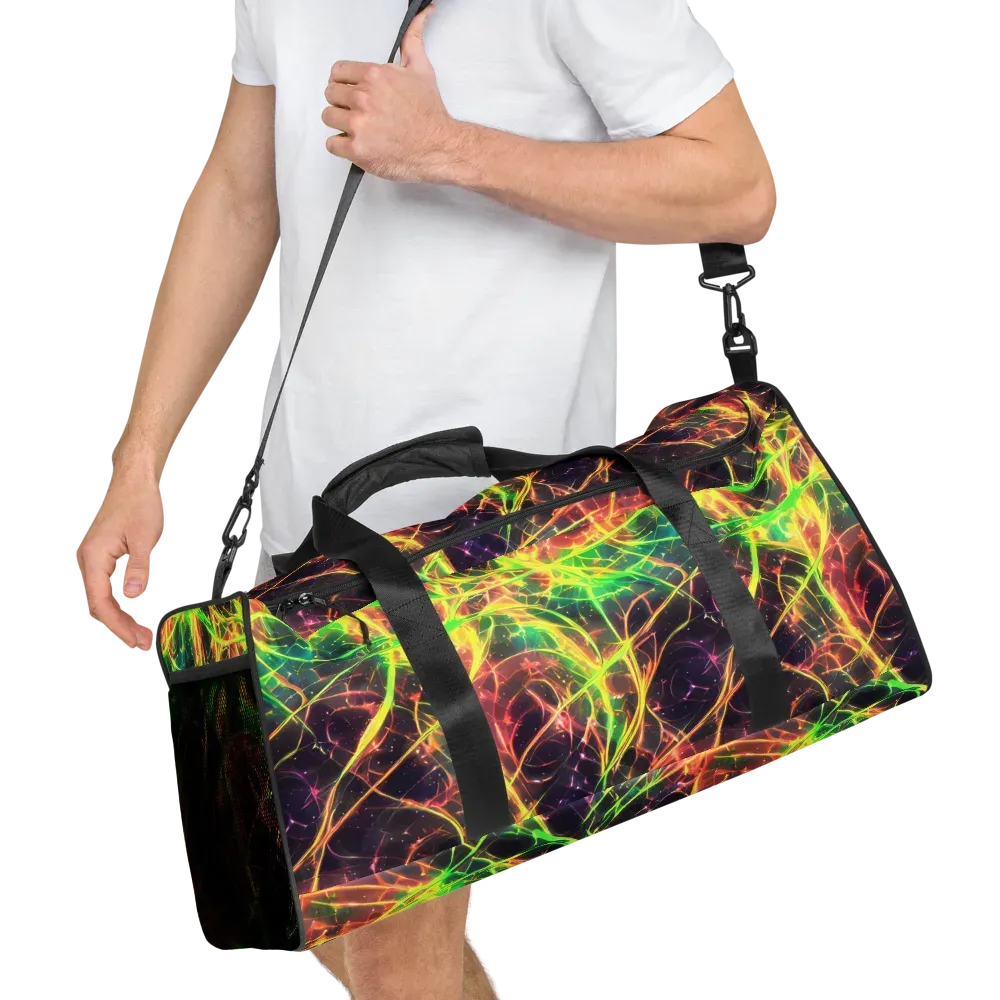 Inferno Veins on Duffle Bag — Right Front