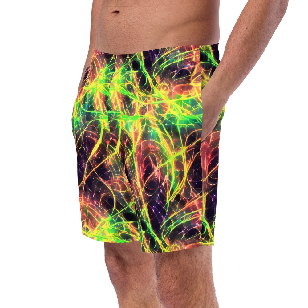 Inferno Veins on Swim Trunks — Left Front