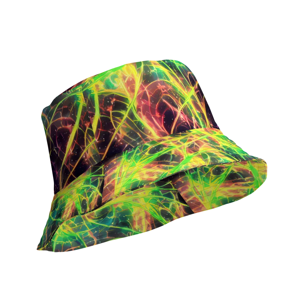 Inferno Veins on Reversible Bucket Hat — Product details Outside